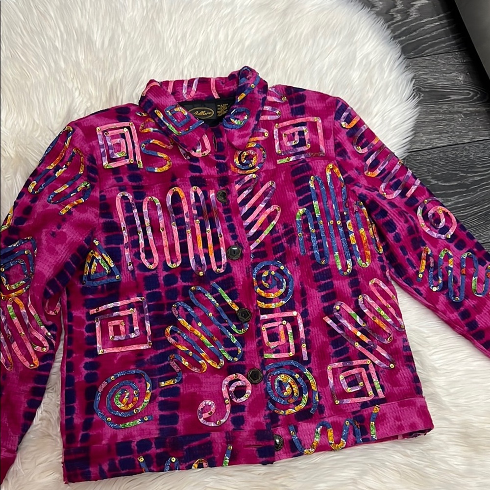 Vibrant Patterned Jacket - image 1